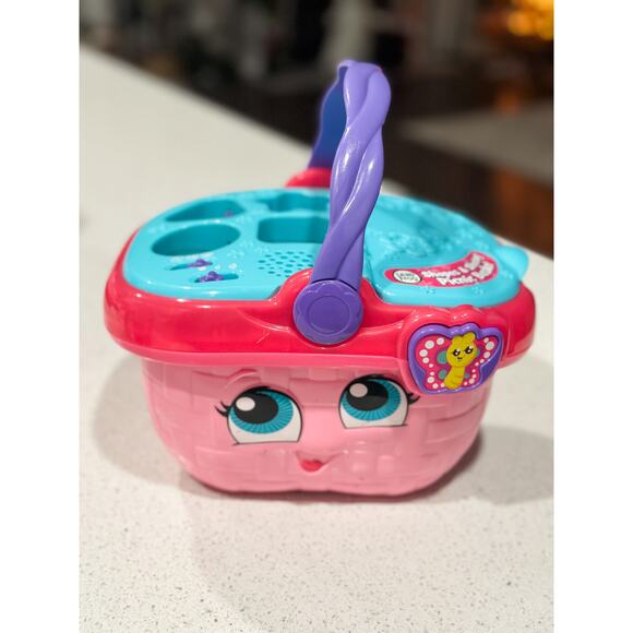 LeapFrog Shapes & Sharing Picnic Basket - Interactive Toddler Toy Set - Picture 2 of 3